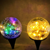 Crack Glass Ball Solar Light Stick