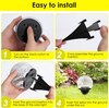 Crack Glass Ball Solar Light Stick