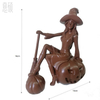 Resin Halloween Young Witch Figurine