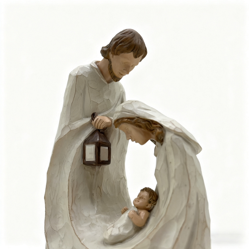 Resin Holy Family Nativity Figurines Sculpture