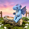 Fairy Garden Kits Hand-Painted Resin Baby Dragons 