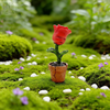  Little Resin Plants Terrarium Accessory