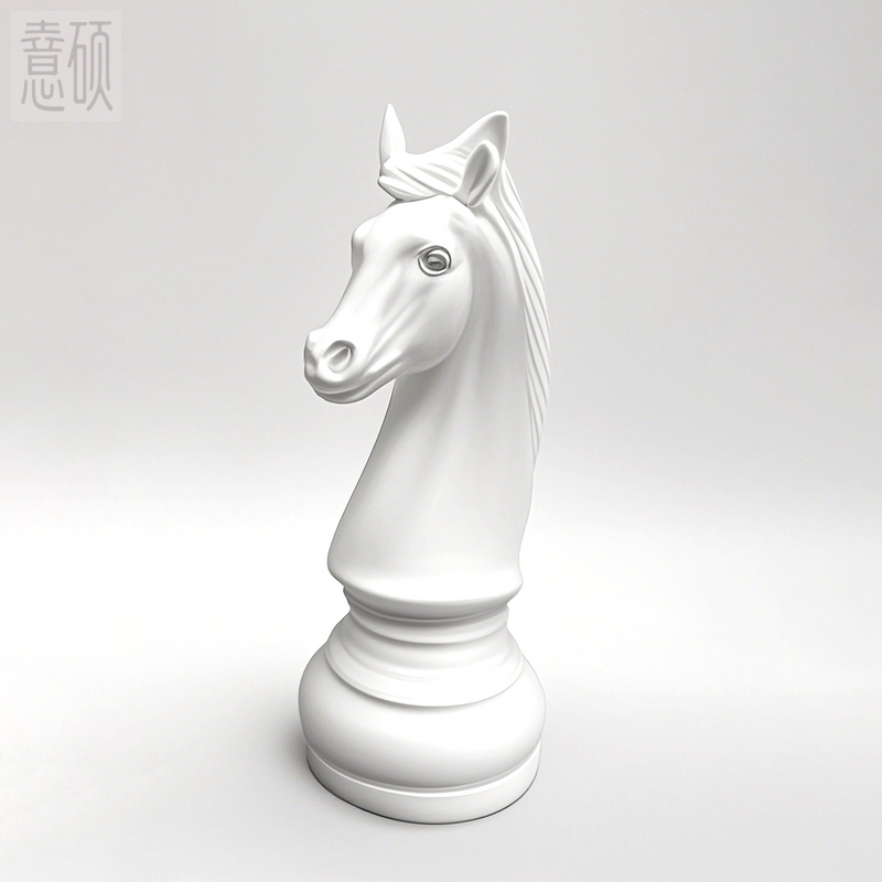 Resin Chess Pieces Sculpture