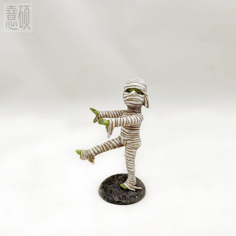 Resin Halloween Mini Figurine Set