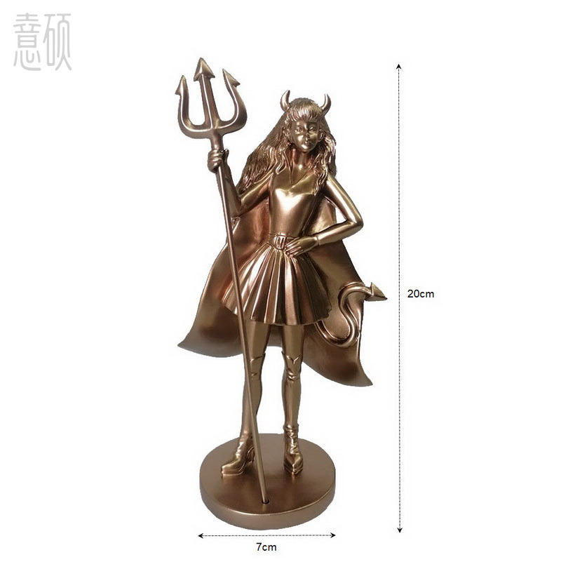 Resin Halloween Young Witch Figurine