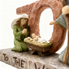 Resin Nativity Joy To The World Figurines Statue