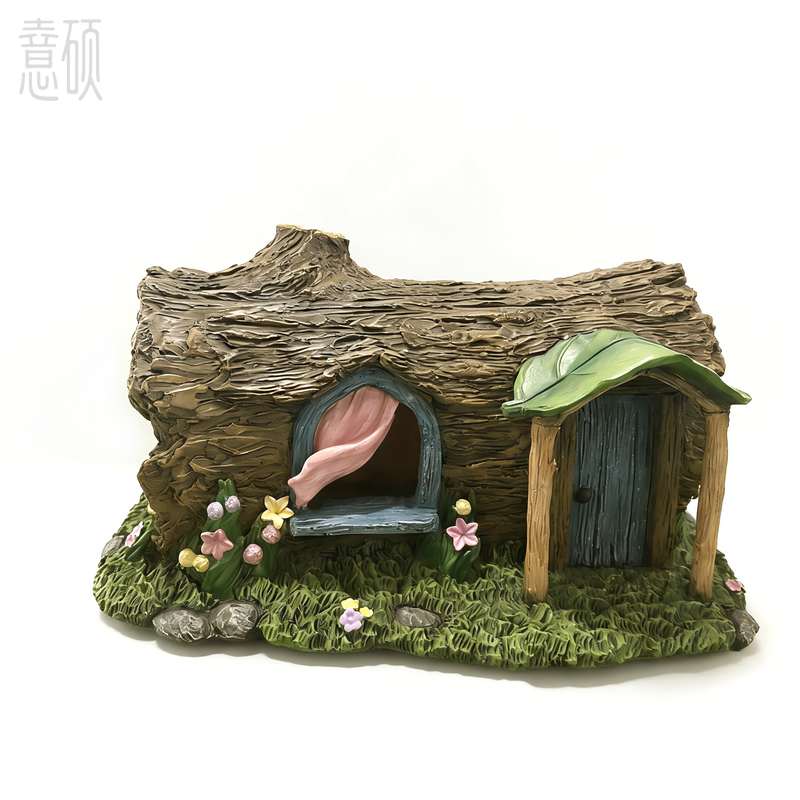 Polyresin Healing Houses Miniature Scene
