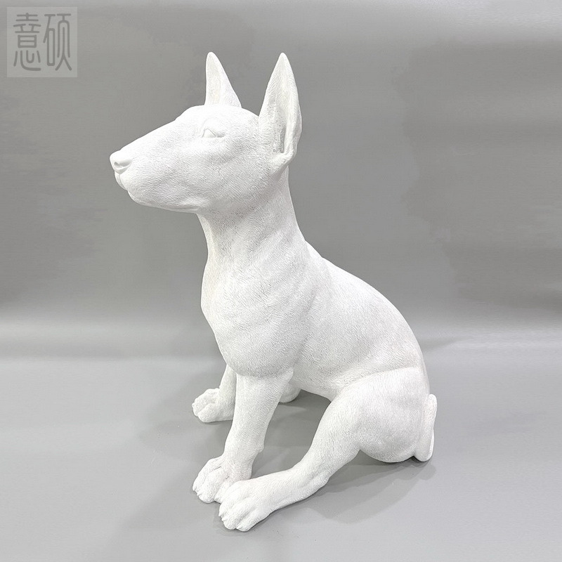 Resin Dog Puppy Sculpture