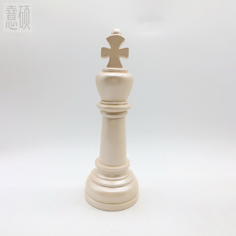 Resin Chess Pieces Sculpture