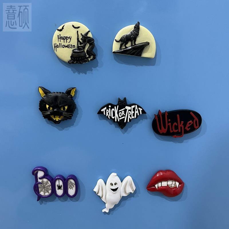 Resin Halloween Decorative Magnets