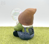 Resin Gnome Blowing Bubble Garden Figurine Light