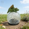 Baby Dragon Resin Ornament Solar-Powered Decor 
