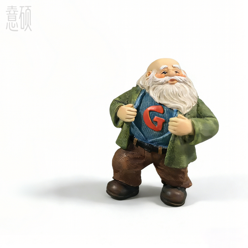 Hand-Painted Resin Funny Gnome Mini Figurines