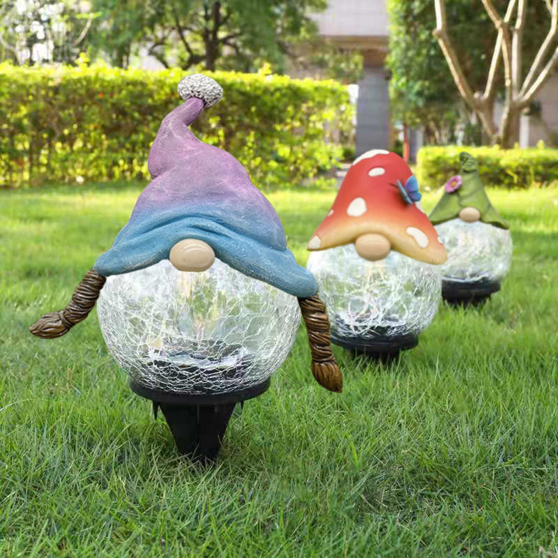 Gnome Hat Ground Stake Solar Light 