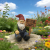 3.5-Inch Hand-Painted Resin Dwarf Gnome Figurines