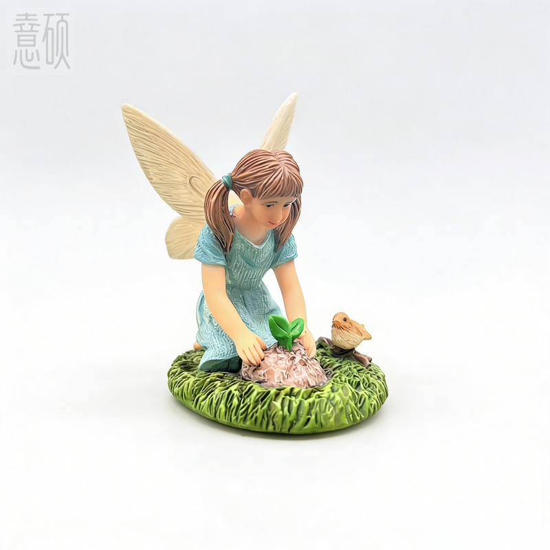 Hand-painted Resin Fairy Ornaments