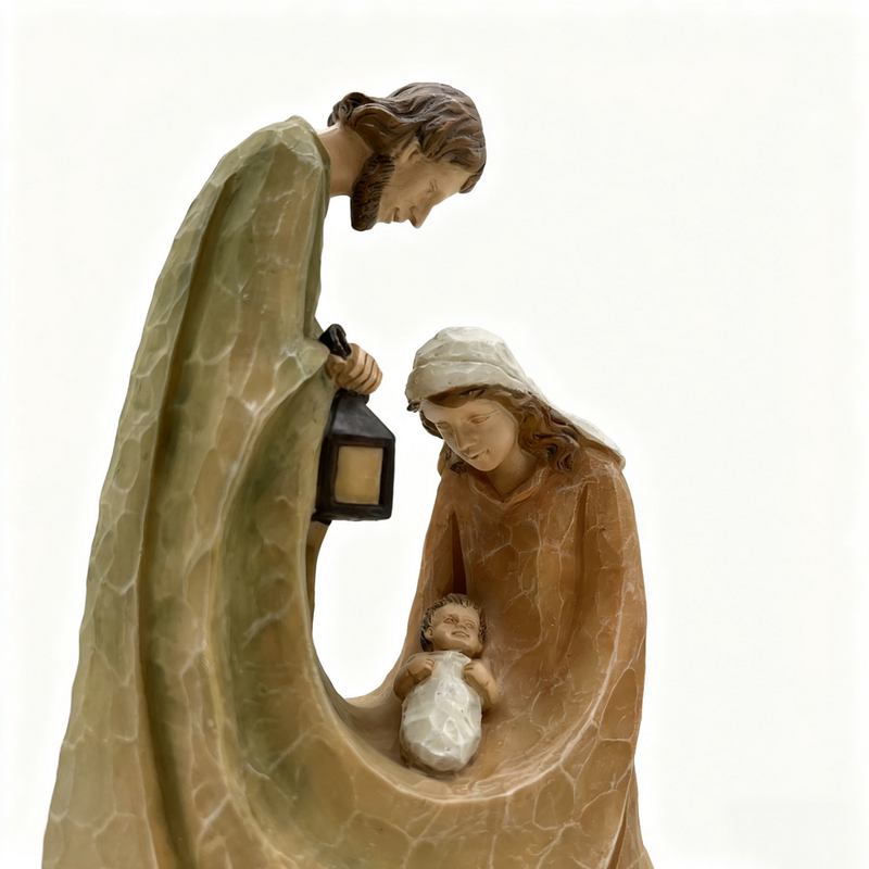 Resin Holy Family Nativity Figurines Sculpture