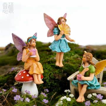 Durable Delicate Resin 3-Inch Fairy Figurines