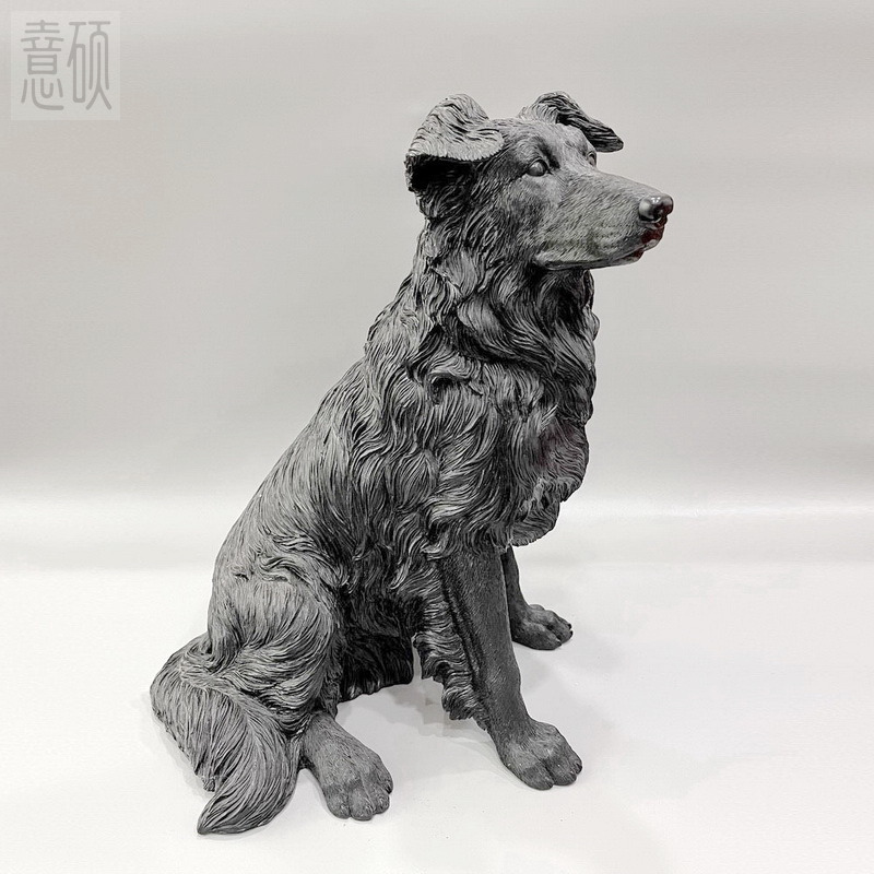 Resin Dog Puppy Sculpture