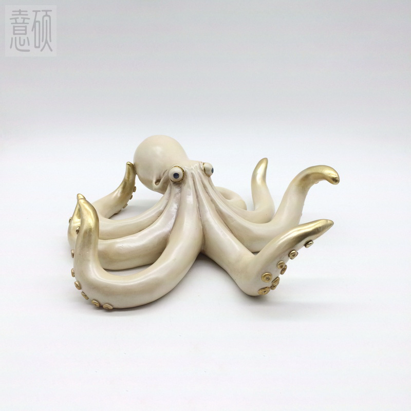 Resin Whale Shark Octopus Sculpture