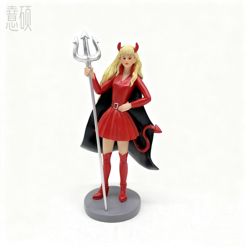 Resin Halloween Young Witch Figurine