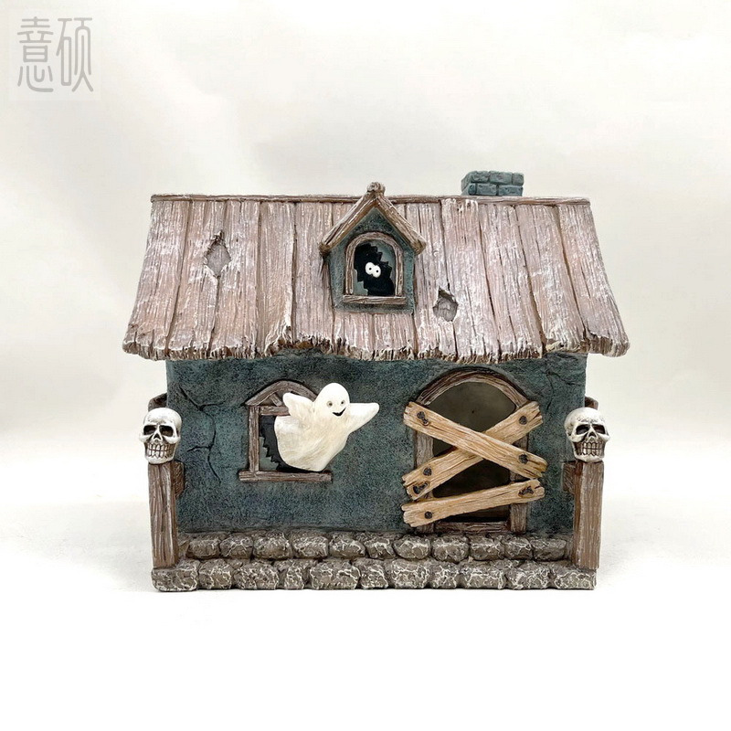 Resin Halloween Mini Figurine Set