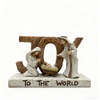 Resin Nativity Joy To The World Figurines Statue
