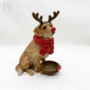 OEM ODM Resin Christmas Puppy Figurines Bulk Holiday Table Decoration Custom Gift Crafts