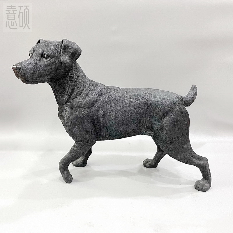 Resin Dog Puppy Sculpture