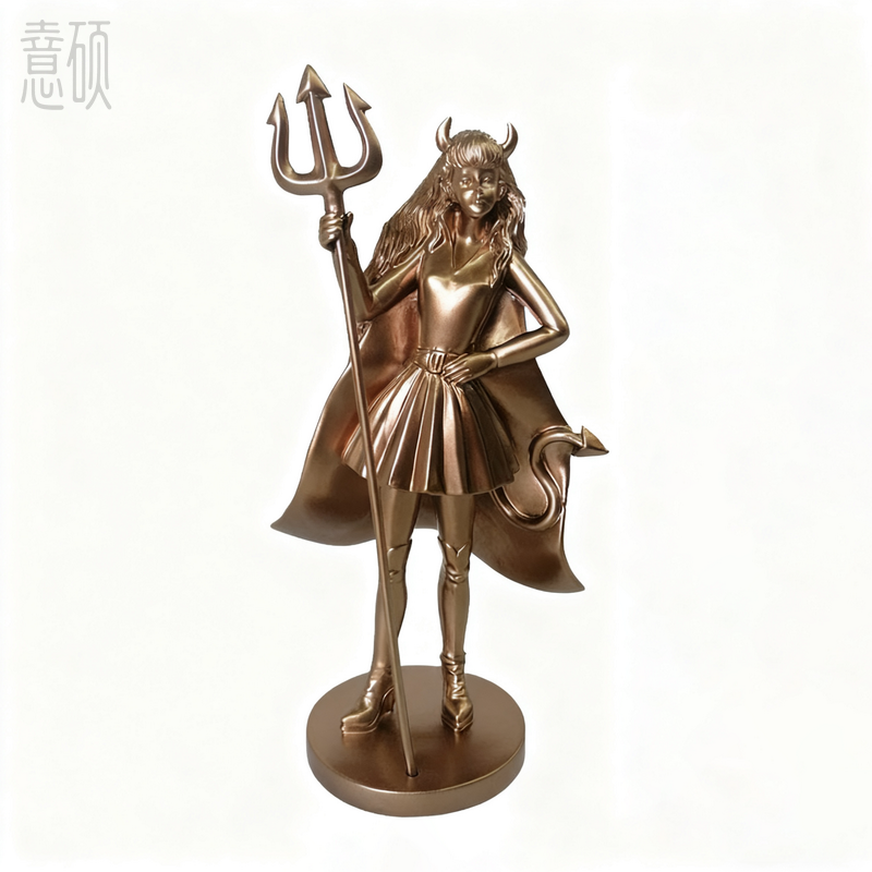 Resin Halloween Young Witch Figurine