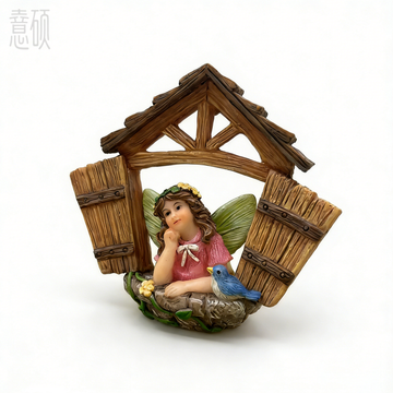 Hand-painted Resin Fairy Ornaments