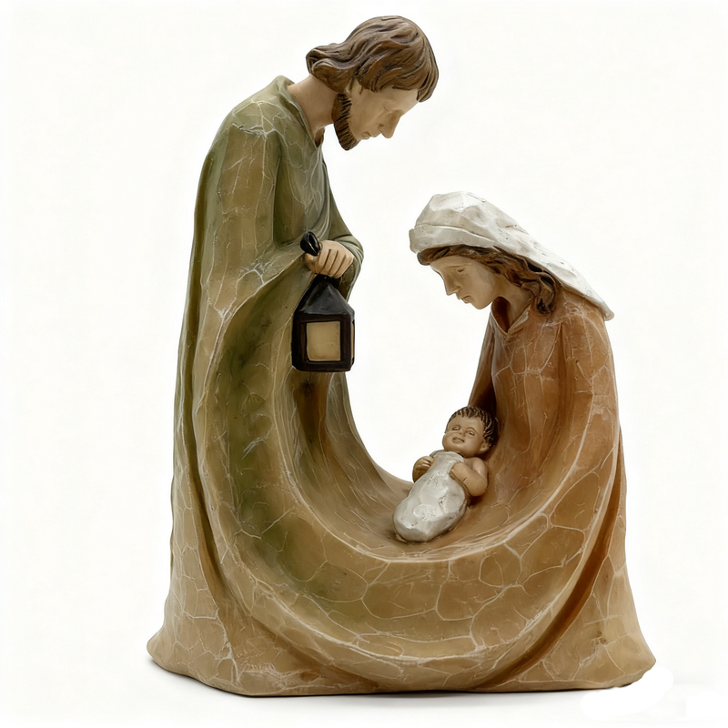 Resin Holy Family Nativity Figurines Sculpture