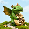 Fairy Garden Kits Hand-Painted Resin Baby Dragons 