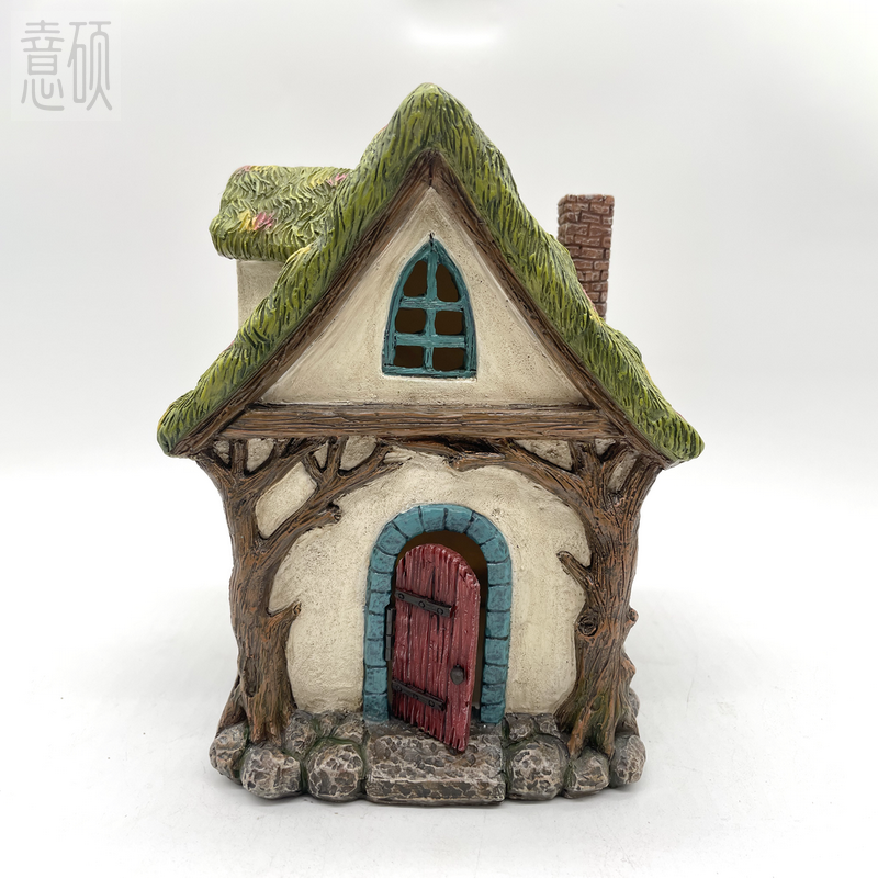 Polyresin Healing Houses Miniature Scene