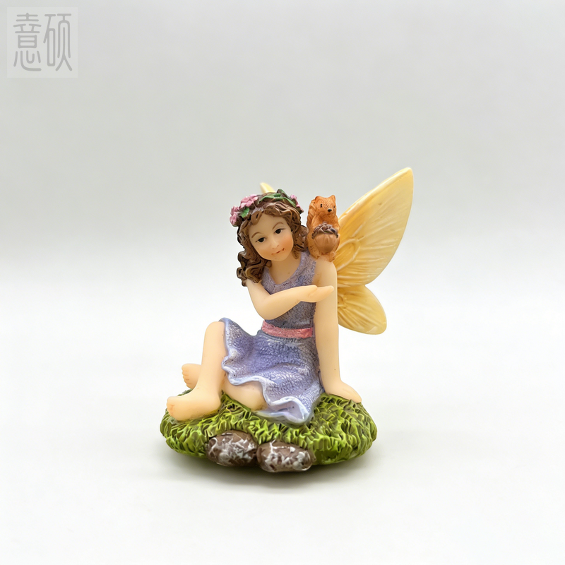 Hand-painted Resin Fairy Ornaments