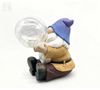 Resin Gnome Blowing Bubble Garden Figurine Light