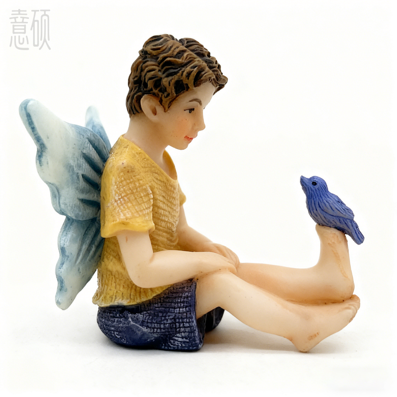 Small sized Resin Fairy Boy figurine 