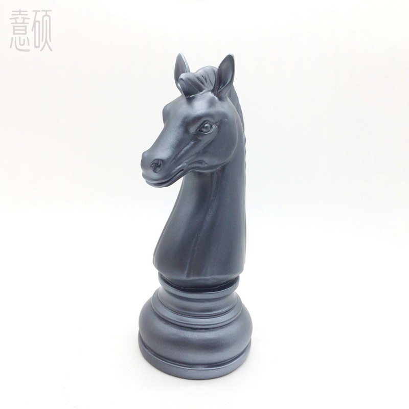 Resin Chess Pieces Sculpture