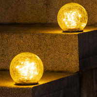 Crack Glass Ball Solar Light Stick