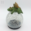 Baby Dragon Resin Ornament Solar-Powered Decor 