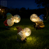 Resin Gnome Blowing Bubble Garden Figurine Light