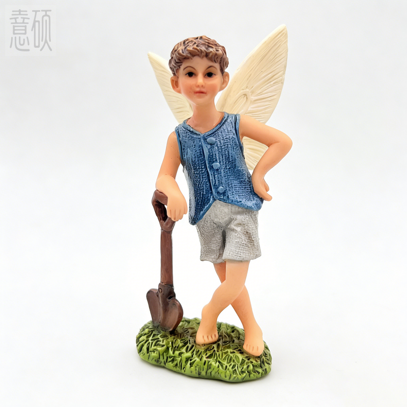 3 Inch Hand Painted Resin Fairy Boys