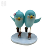 Resin Winter Sport Birds figurine