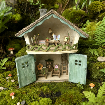 Polyresin Healing Miniature Fairy Tale Scene