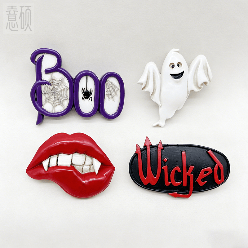 Halloween Resin Magnets
