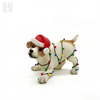 OEM ODM Resin Christmas Puppy Figurines Bulk Holiday Table Decoration Custom Gift Crafts