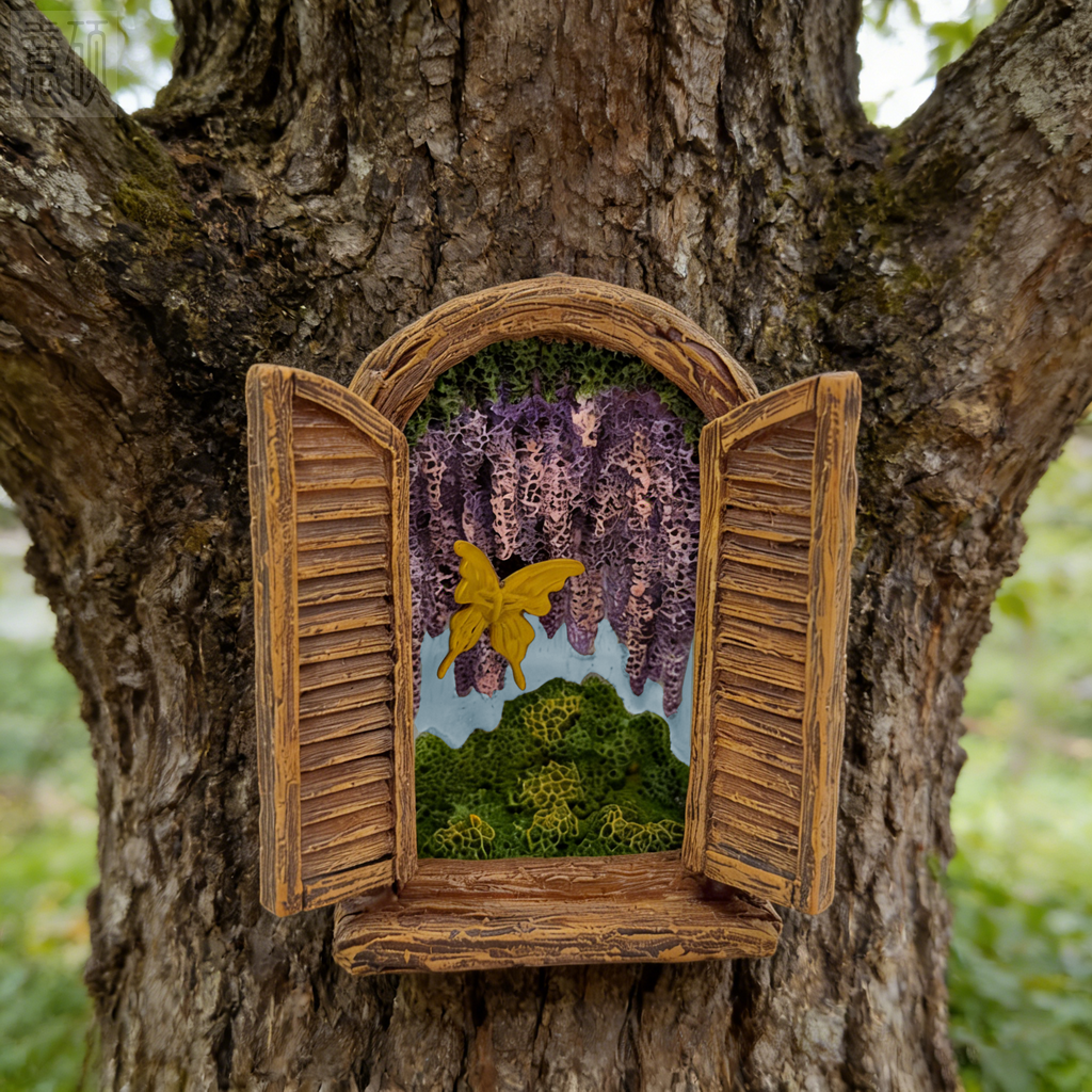 Original Resin Mini Fairy Door and Windows