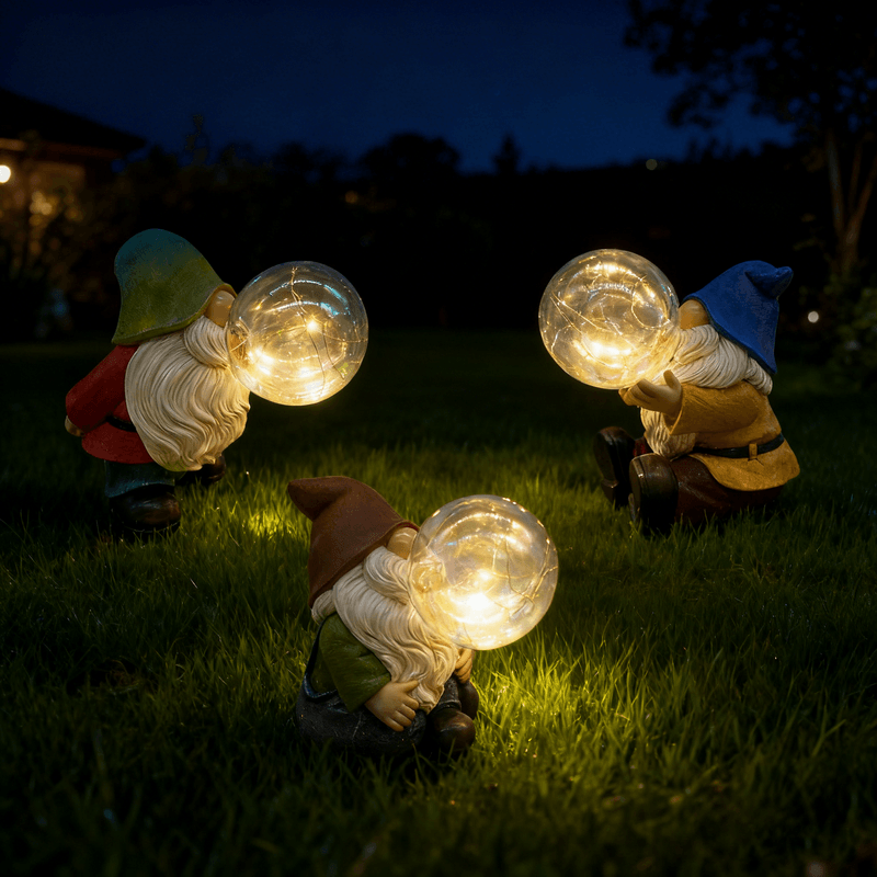Garden Gnome Display Setup