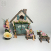 Polyresin Resin Garden Scene