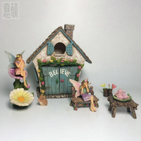 Polyresin Resin Garden Scene